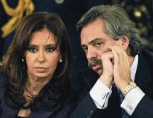 Los peronistas Cristina Fernández y el ex jefe de Gabinete, Alberto Fernández. AFP