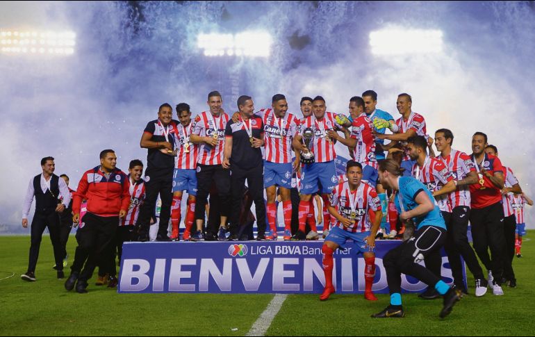 El San Luis llega a Primera al ser bicampeón de la División de plata. IMAGO7