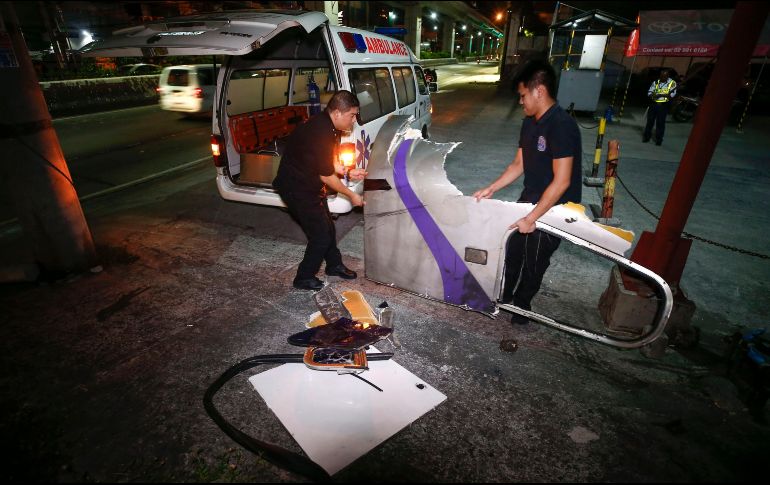 El accidente fue entre las estaciones Cubao de Anonas y Areneta Center, en la zona metropolitana de Manila. EFE / R. dela Pena