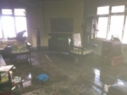 En la finca la lumbre consumió los dos colchones, muebles de las recámaras, de la sala y ropa. ESPECIAL / Bomberos de Guadalajara