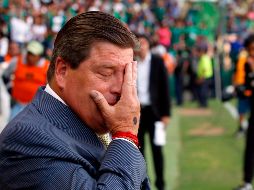 El timonel azulcrema se dijo orgulloso de su escuadra pese a la eliminación. AFP