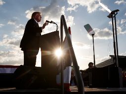 El presidente estadounidense asegura que pronto dará una respuesta ante la tibia actitud de México. AP / E. Vucci