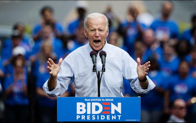 Joe Biden lanzó su campaña en Filadelfia el sábado en un acto en el que acusó al presidente  Trump de ser amigo de 