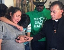 Adilene Marquina, de 34 años, pasa por un embarazo de alto riesgo y tiene temor de regresar a México tras ser víctima de extorsión. AP/M. Zamudio-WBEZ Radio
