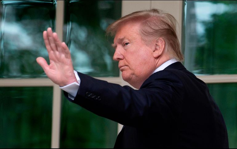 Trump es el primer presidente desde 1977 que no muestra su declaración de impuestos. AFP/J. Watson