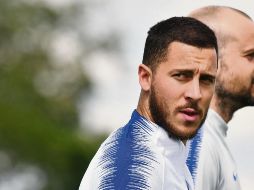 Hazard jugaría su último juego con el Chelsea el miércoles. AFP / B. Stansall