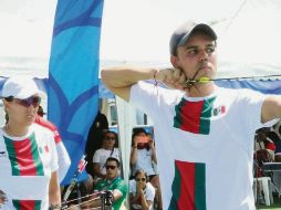 Antonio Hidalgo fue uno de los arqueros que superó la segunda ronda en la Copa del Mundo. @conade