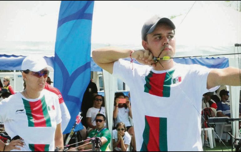 Antonio Hidalgo fue uno de los arqueros que superó la segunda ronda en la Copa del Mundo. @conade