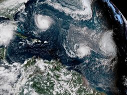 El NOAA confió que el fenómeno conocido como El Niño permanezca y suprima la intensidad de la temporada de huracanes. AP/NOAA