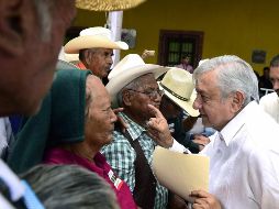 El presidente de México, Andrés Manuel López Obrador, encabezó la entrega de Programas Integrales de Bienestar en la comunidad de Pinos, Zacatecas. NTX/PRESIDENCIA