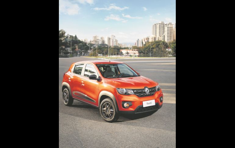 ÚNICA. La Renault Kwid se venderá en nuestro país desde 164,900 pesos. Este color naranja ocre solamente puede solicitarse en línea a través de www.renault.com.mx
