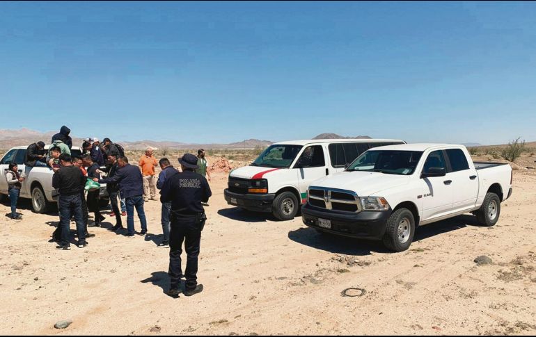 Autoridades de Baja California fueron alertadas del vehículo que contenía a los migrantes. NOTIMEX