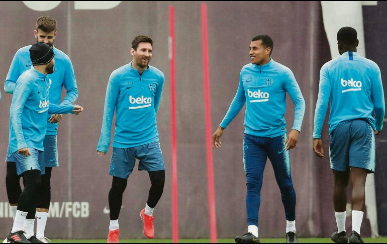 De la mano de Lionel Messi, el Barcelona se declara listo para el duelo de hoy ante el Valencia. AP