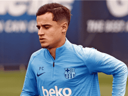 Coutinho sufrió un estiramiento muscular hace dos semanas en partido de Liga contra el Getafe. TWITTER/@FCBarcelona_es