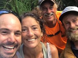 Eller (c), quien también es fisioterapeuta, se perdió el pasado 8 de mayo e inició una lucha por su vida que duró dos semanas. ESPECIAL