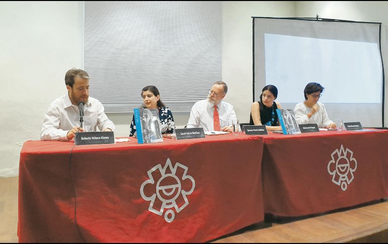 Sesión. Los participantes en la mesa de diálogo que celebró los 100 años del Museo Regional de Guadalajara. EL INFORMADOR / J. Pérez