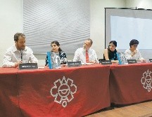 Sesión. Los participantes en la mesa de diálogo que celebró los 100 años del Museo Regional de Guadalajara. EL INFORMADOR / J. Pérez