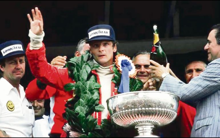 Campeón. Como piloto, Niki Lauda ganó los campeonatos de 1975, 1977 y 1984 de Fórmula Uno.  ESPECIAL