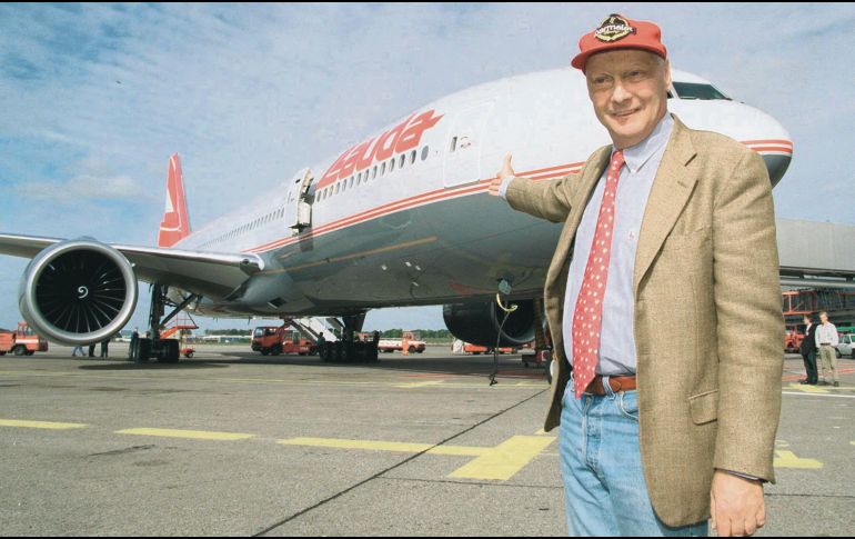 Empresario. Siempre exploró esta faceta y llegó a presidir Lauda Air (fundada a finales de los años 70) hasta principios del presente milenio. AFP