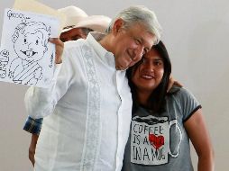 El presidente Andrés Manuel López Obrador entrega apoyos de los Programas Integrales para el Bienestar a personas con discapacidad, jóvenes y adultos mayores del estado de Querétaro. NTX/F. Estrada