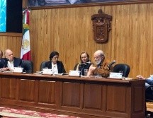 La mesa de análisis del foro Desafíos a la libertad en el siglo XXI en Guadalajara. EL INFORMADOR/R. Rivas