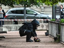 La explosión dejó trece heridos, no hubo muertos. AFP