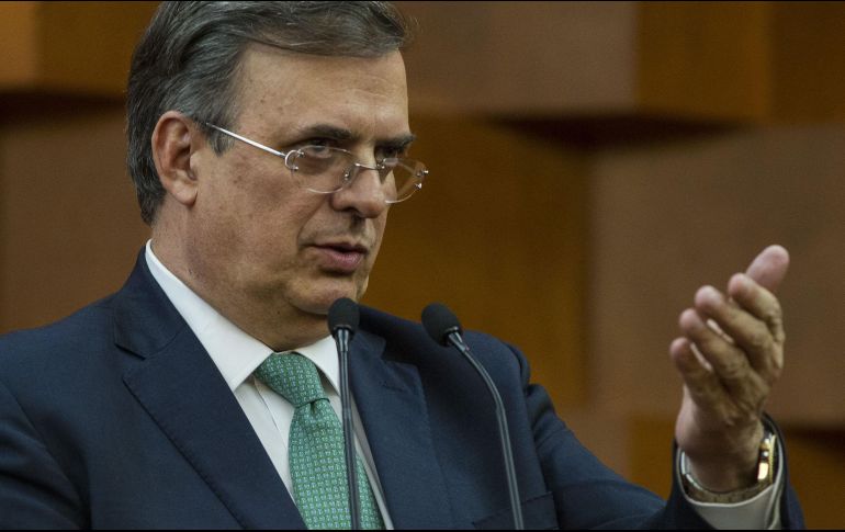 Ebrard estuvo de viaje en Estados Unidos y se reunió con varios funcionarios del gobierno de Trump. NTX / ARCHIVO