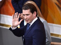 Sebastian Kurz reacciona al ser destituido en el parlamento austriaco, en Viena. EFE/C. Bruna