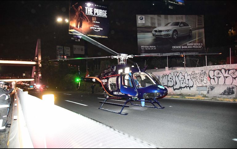 Los lesionados fueron trasladados por aire. ARCHIVO / EL UNIVERSAL