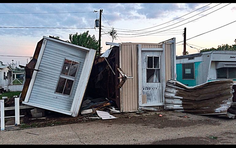 Afectaciones en Northridge, suburbio de Dayton, Ohio.
