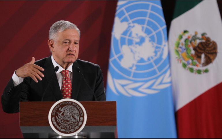López Obrador resaltó que se debe evitar la violencia, el maltrato y la discriminación contra las mujeres. NTX / O. Ramírez