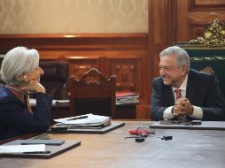 Lagarde destaca el compromiso del Presidente López Obrador para reducir la pobreza y la desigualdad. TWITTER / @lopezobrador_