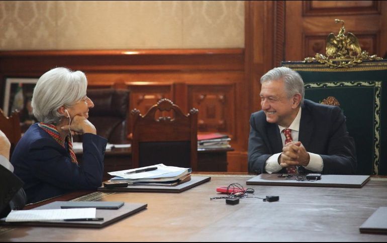 Lagarde destaca el compromiso del Presidente López Obrador para reducir la pobreza y la desigualdad. TWITTER / @lopezobrador_