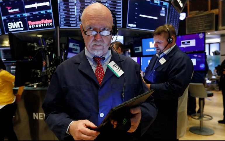 El Dow Jones cerró con una ganancia de 43.47 puntos para ubicarse en 25 mil 169.88 unidades. AP/R. Drew