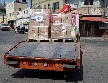 En febrero, Estados Unidos envió vía aérea cientos de toneladas de alimentos y artículos de higiene personal a ciudades fronterizas de Colombia. EFE/ARCHIVO
