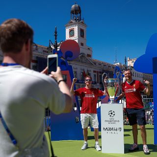 Madrid se viste de fiesta para la Final de la Champions League