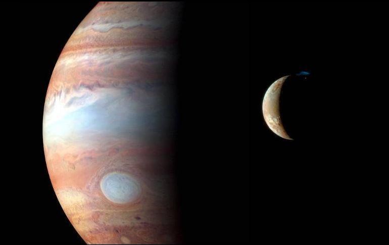 El próximo fenómeno natural entre Júpiter y la Tierra será hasta el 14 de julio de 2020. ESPECIAL / nasa.gov