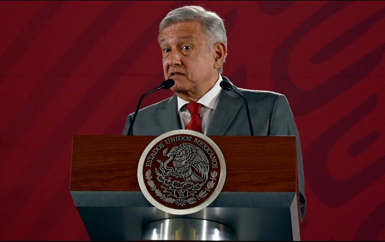 El Mandatario asegura que México no entrará en una guerra comercial, de aranceles, ni de impuestos con Estados Unidos y otros países. AFP/ A. Estrella