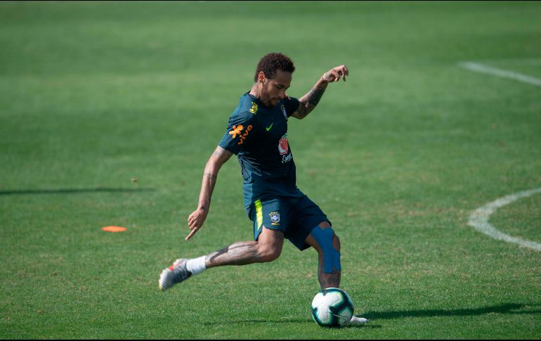 Neymar se encuentra en Brasil para disputar la Copa América que arranca el 14 de junio. AFP/M. PIMENTEL