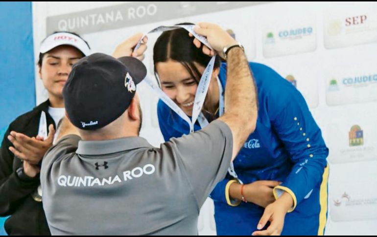 Ana Sofía Hernández se colgó cuatro preseas en la Olimpiada Nacional 2019. CODE JALISCO