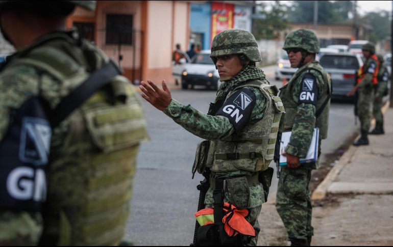 La Guardia Nacional iniciará operaciones en estas zonas en las que operan más de 30 grupos y células del crimen organizado. NTX / ARCHIVO