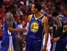 Los Warriors, campeones los dos últimos años, se recuperaron de la derrota en el estreno de la serie. AFP / G. Shamus