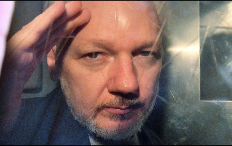  Assange, un australiano de 47 años, está actualmente en la prisión de alta seguridad de Belmarsh, en el sureste de Londres, mientras afronta su proceso de extradición a Estados Unidos, tras haber sido condenado el pasa. AFP/ D. Leal