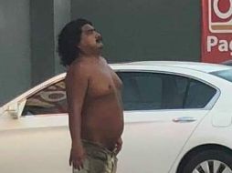 En Nuevo Laredo captaron una imagen del hombre y la compartieron con el título:  