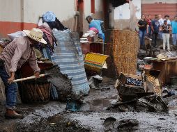 Se lleva se a cabo el censo de los daños y se establece el número de familias afectadas. EFE / F. Guasco