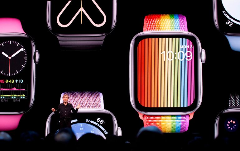 El Apple Watch contará con el sistema WatchOS 6, que permitirá acceder directamente a la tienda virtual de aplicaciones app store de forma autónoma, es decir, sin depender del iPhone. AFP / B. Hosea-Small