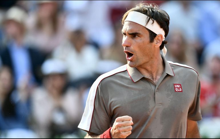 El duelo entre helvéticos estuvo suspendido durante algo más de una hora por una fuerte tormenta. AFP/P. LÓPEZ