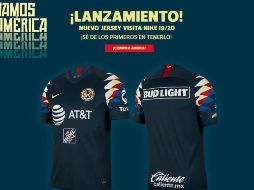 Según adelantó la marca de la palomita, el segundo jersey de las Águilas ya está disponible en la Fan Store del estadio Azteca y por Internet. TWITTER / @ClubAmerica