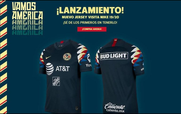 Según adelantó la marca de la palomita, el segundo jersey de las Águilas ya está disponible en la Fan Store del estadio Azteca y por Internet. TWITTER / @ClubAmerica