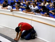 El culto iniciado esta noche podría durar días enteros. AFP/U. Ruiz